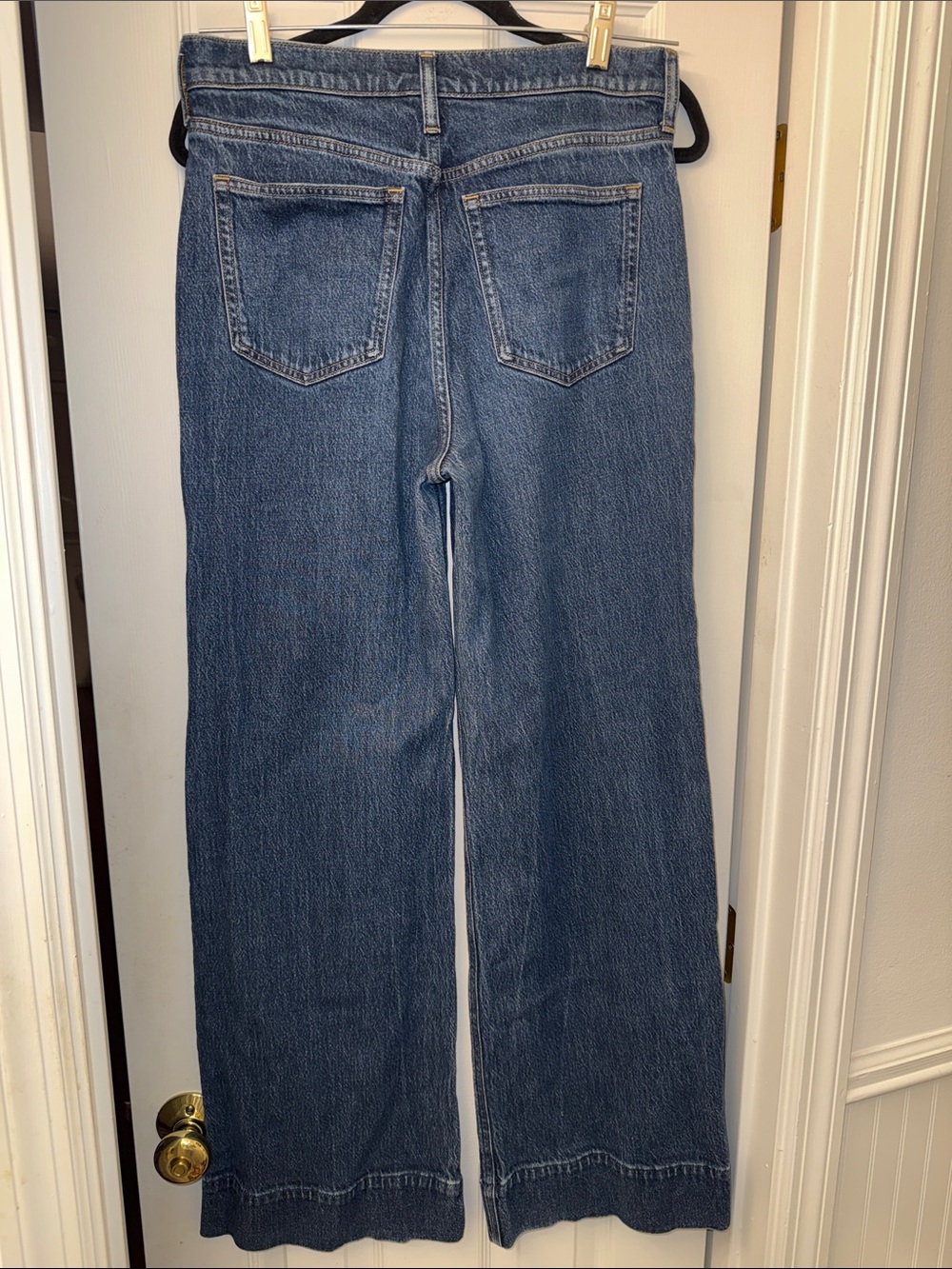 J. CREW Wide-Leg Trouser Jeans Fiorellas Wash Size 28 - Picture 5 of 14